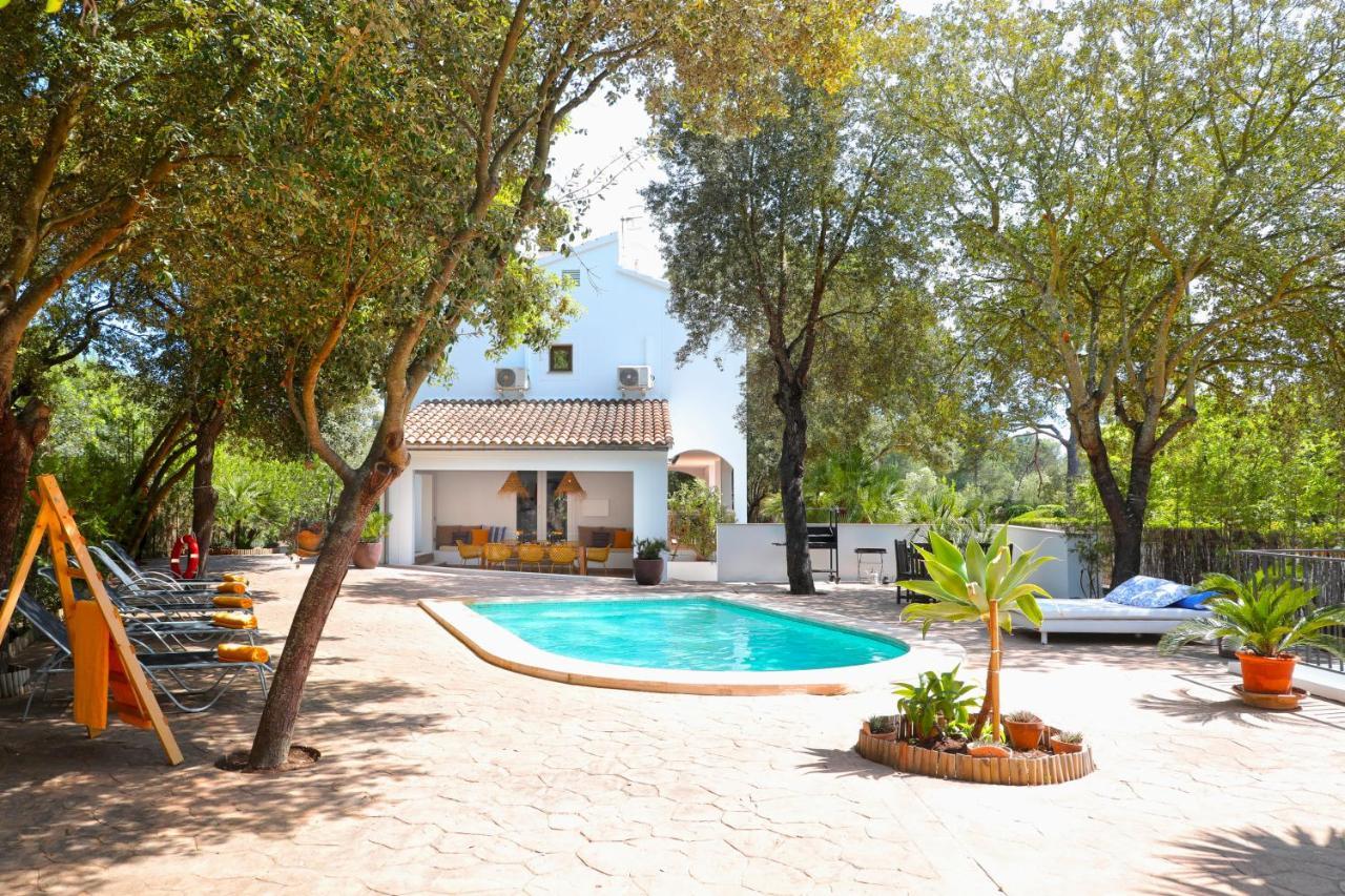 Villa Romani Sa Pobla Bagian luar foto
